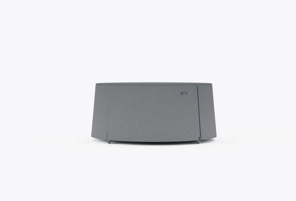Housse pour table basse ronde en aluminium et OuterStone