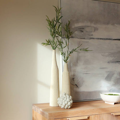 Pièce décorative blanche