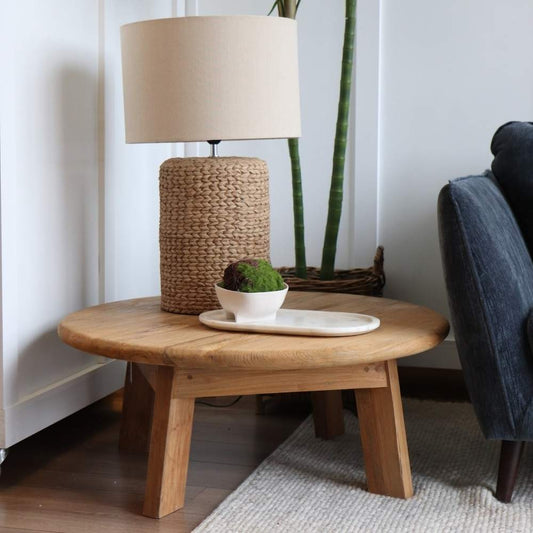 Lampe de table Kelcey Rope et abat-jour