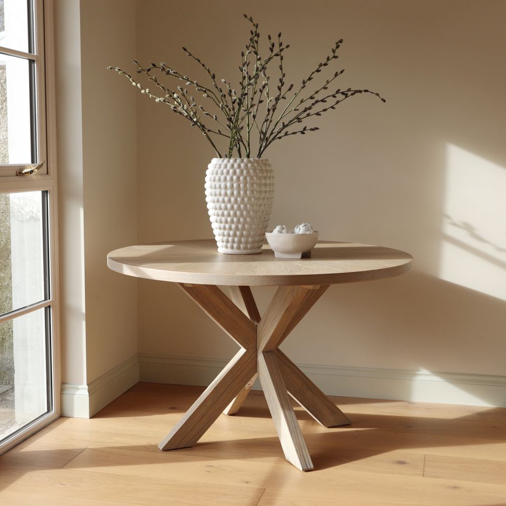 Table de salle à manger ronde Bloom - Chêne