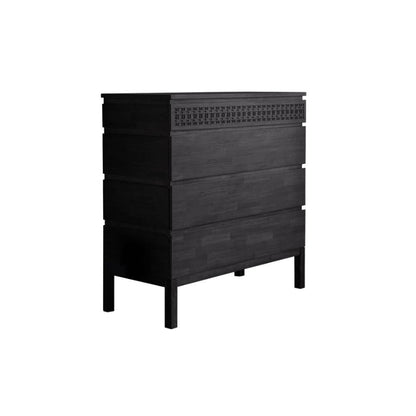 Commode bohème à 4 tiroirs