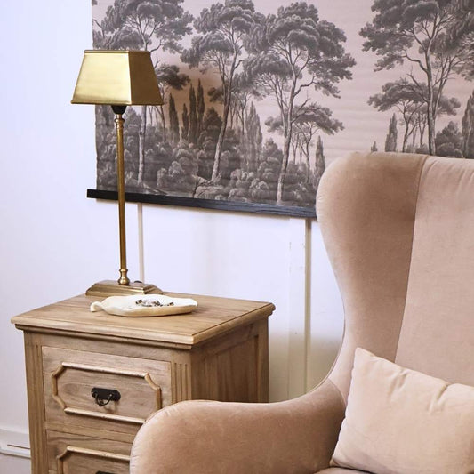 Lampe en laiton de style vintage