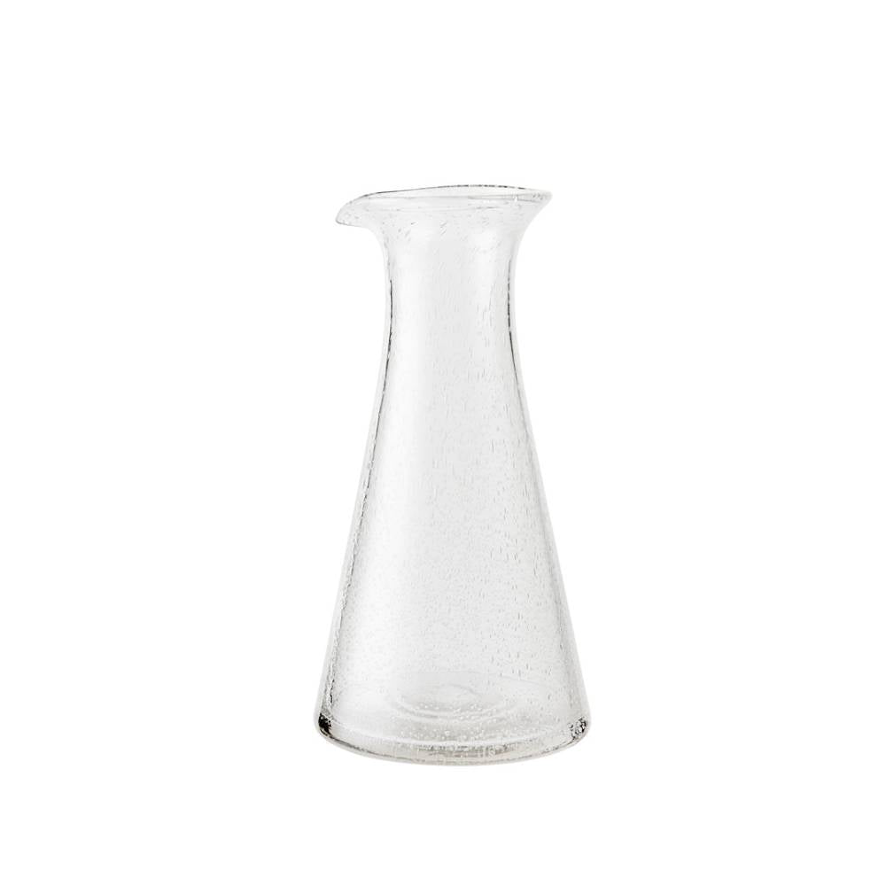 Carafe à effet bulle en verre