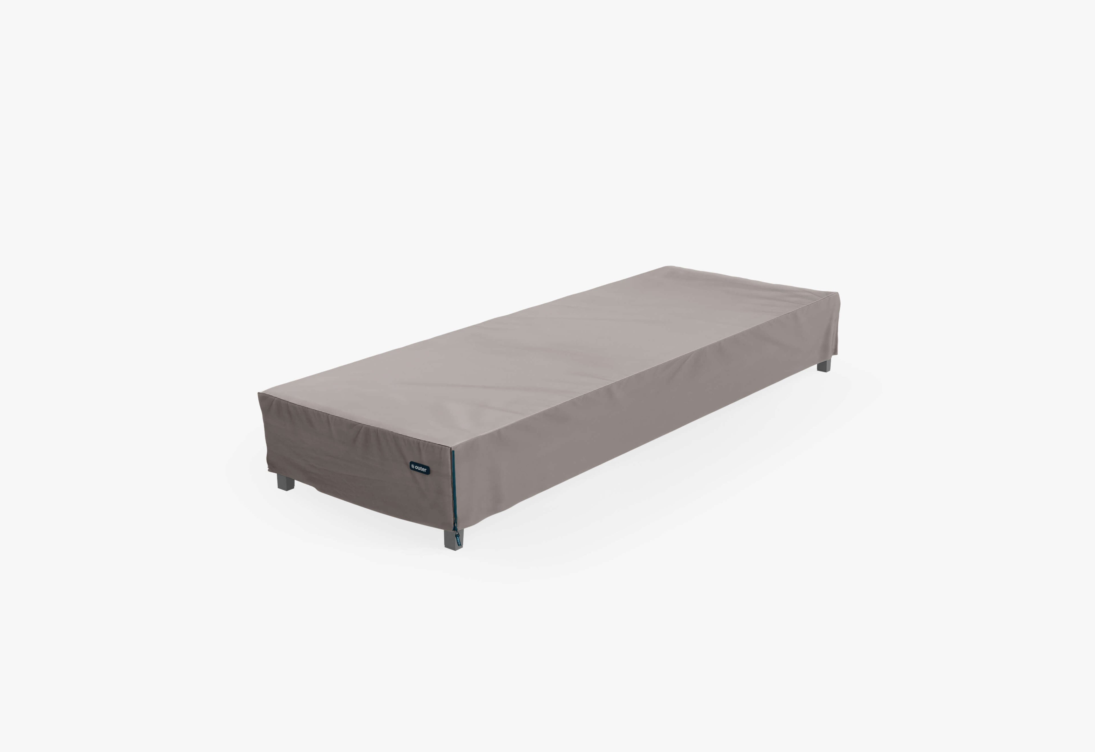 Housse pour chaise longue en aluminium ou en osier
