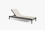 Coussin de chaise longue en aluminium ou en osier
