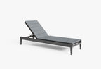 Coussin de chaise longue en aluminium ou en osier