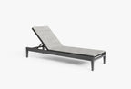 Coussin de chaise longue en aluminium ou en osier