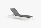 Coussin de chaise longue en aluminium ou en osier