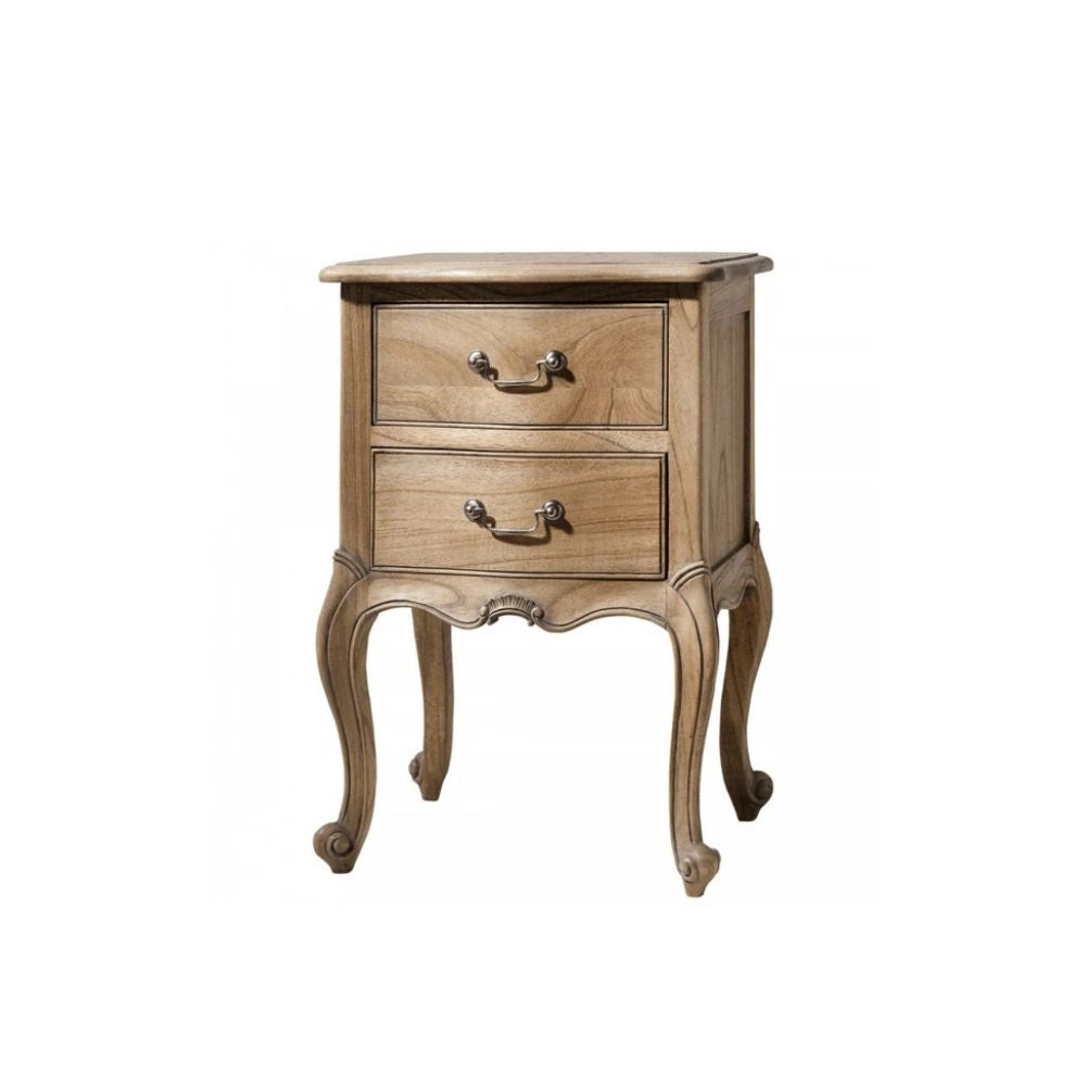 Table de chevet chic patinée