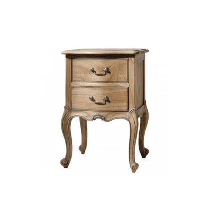 Table de chevet chic patinée