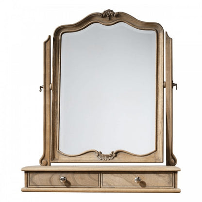 Miroir de table chic vieilli