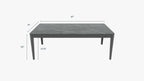 Table à manger d'extérieur OuterStone + 8 fauteuils de salle à manger 595