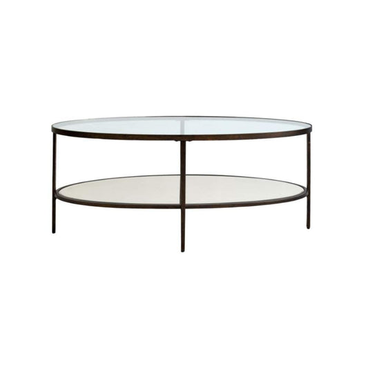 Table basse Hudson en bronze
