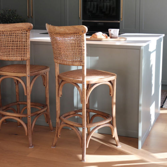 Tabouret en rotin Juliette