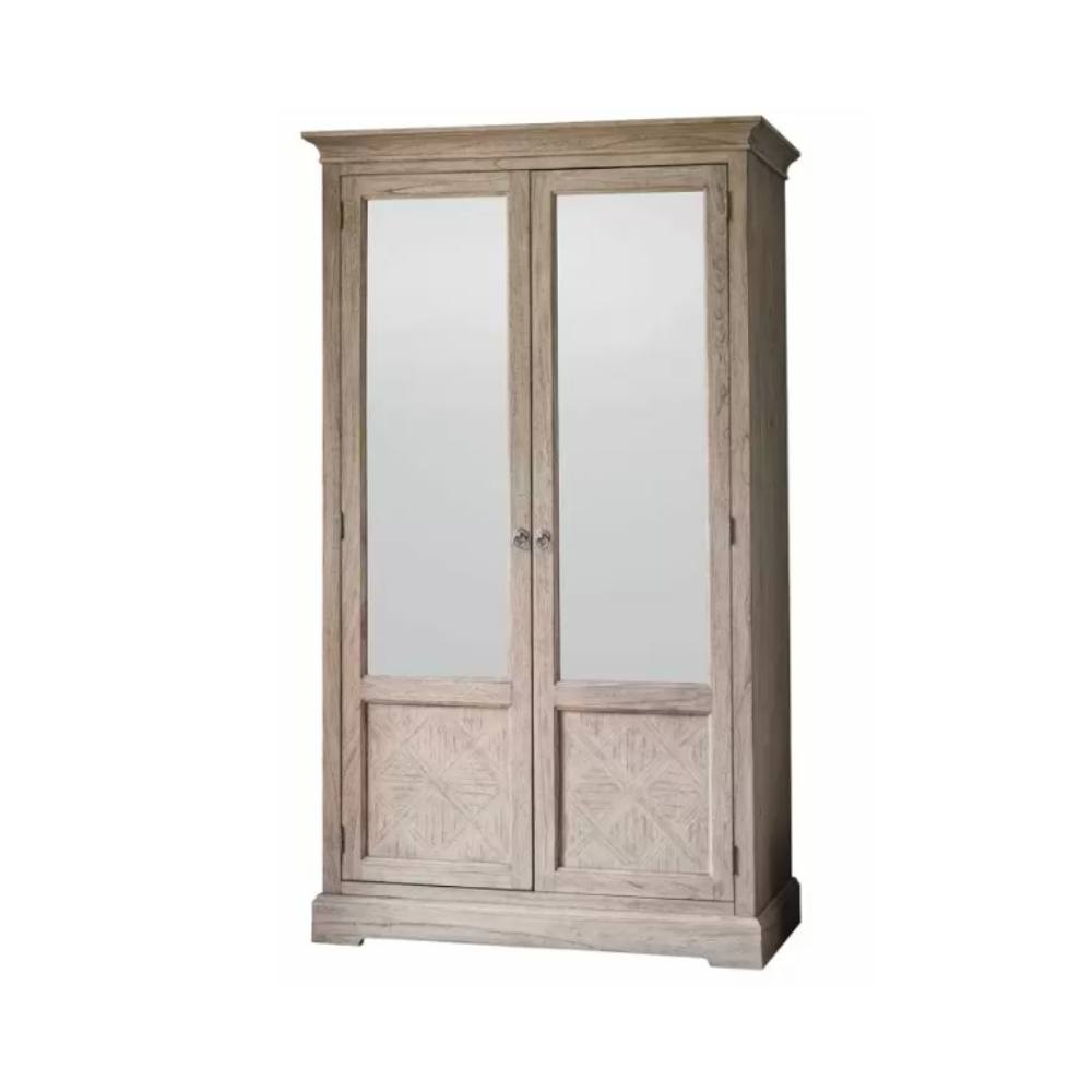 Armoire Mustique à 2 portes miroir