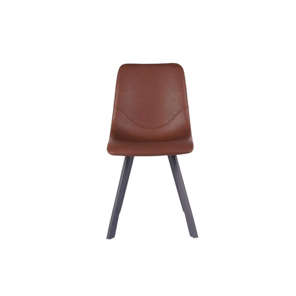 Chaise de salle à manger Niva Cognac