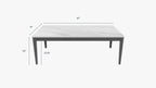 Table à manger d'extérieur OuterStone + 8 chaises sans accoudoirs 595