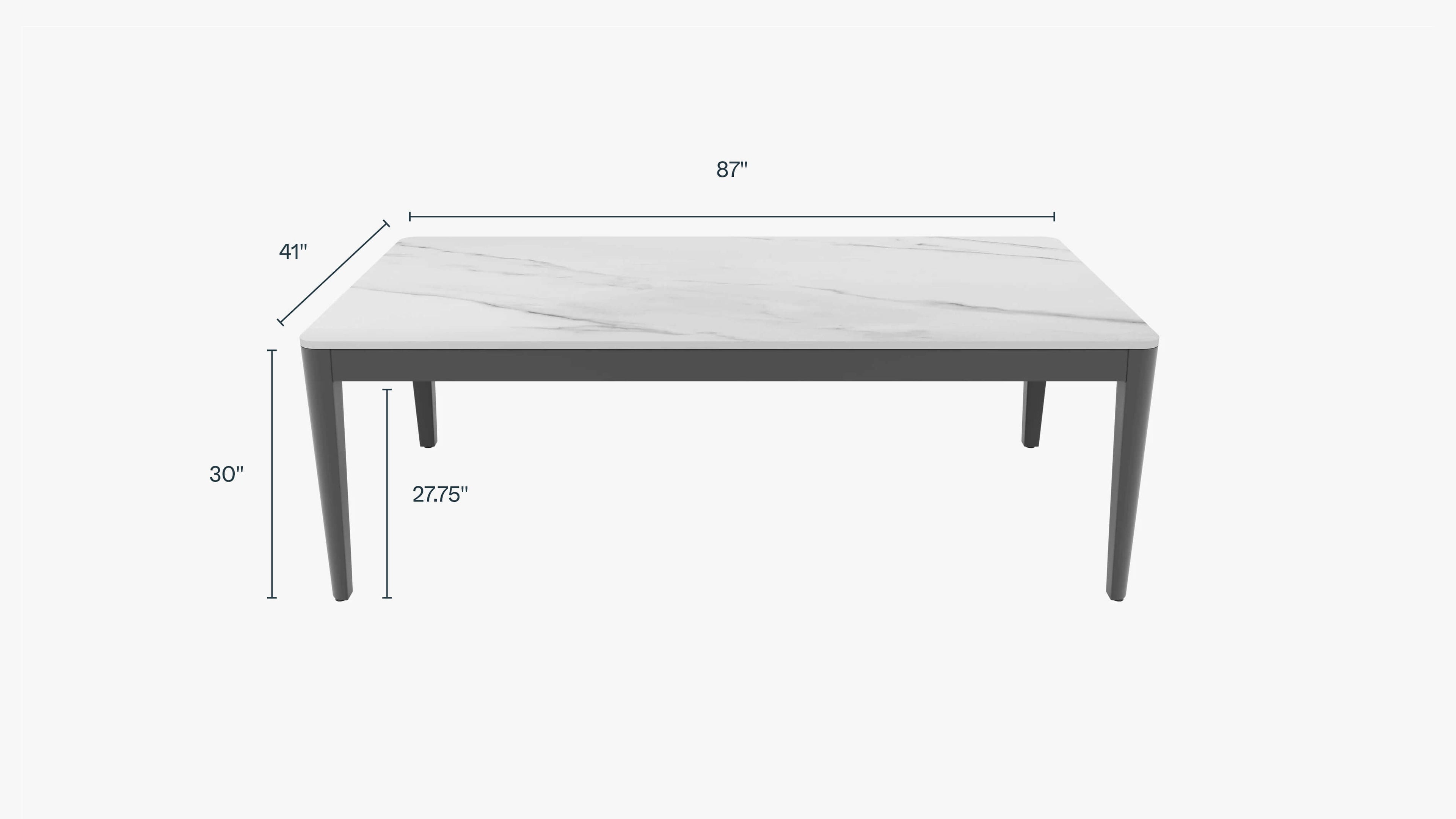 Table à manger d'extérieur OuterStone + 8 chaises sans accoudoirs 595