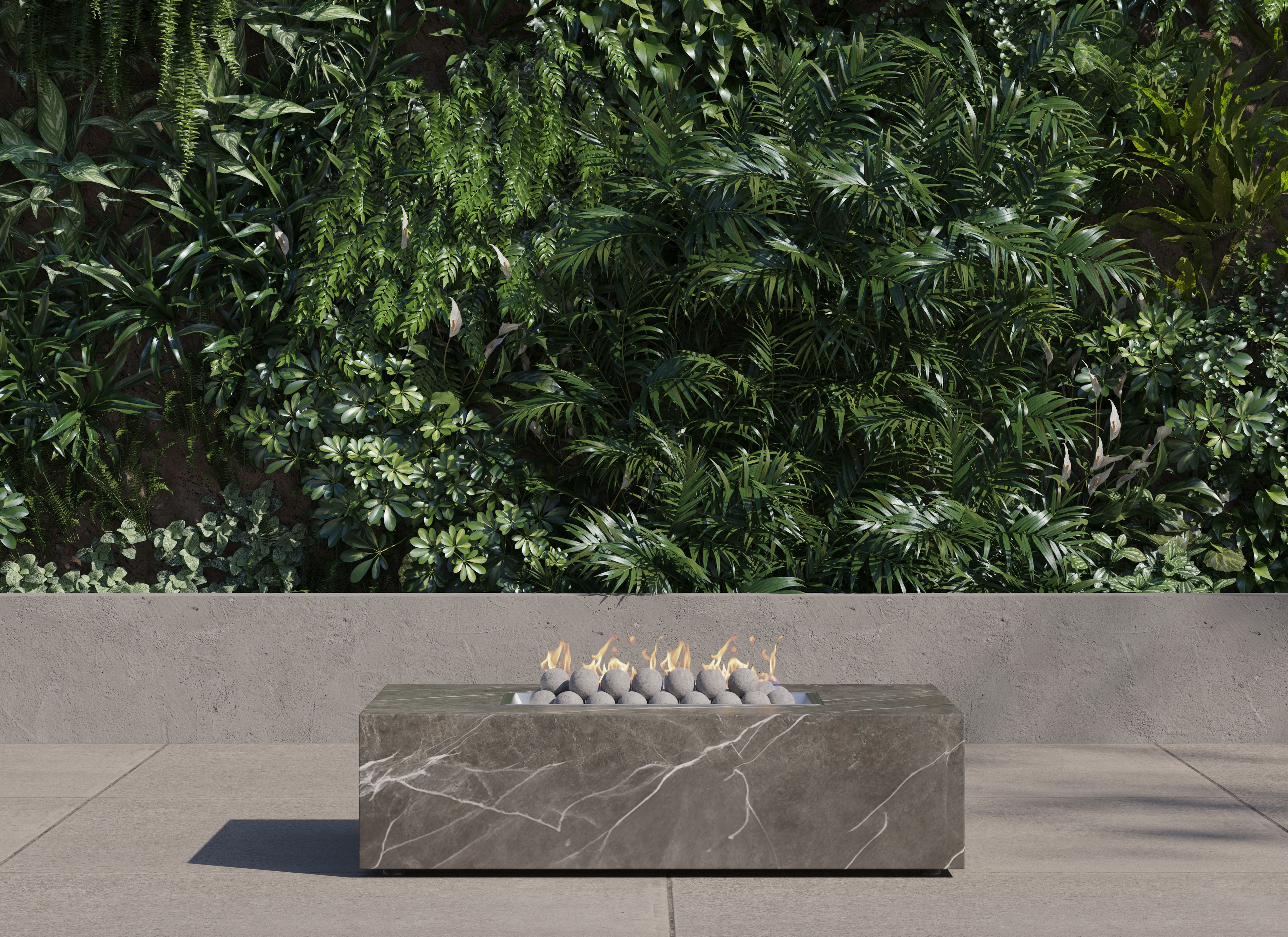 Foyer extérieur OuterStone - Rectangulaire