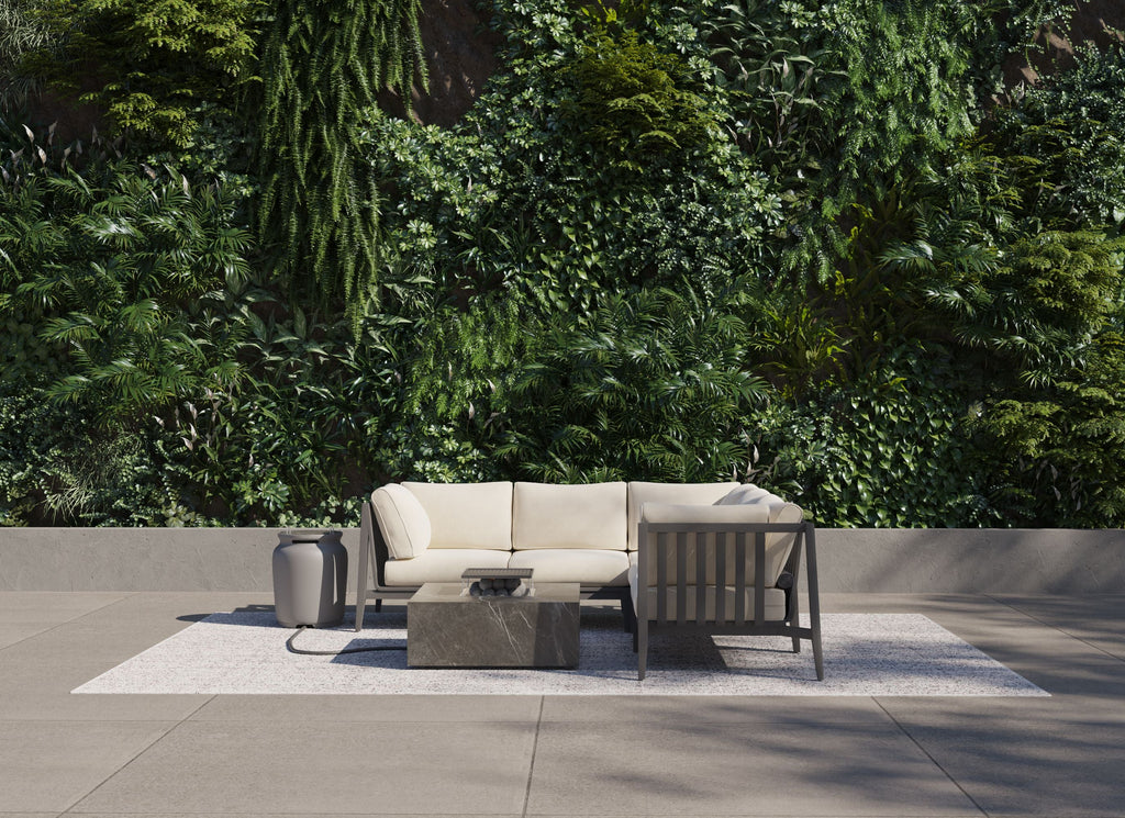 Ensemble de cuisson pour foyer OuterStone + couvercle de réservoir de propane - Carré