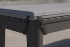 Banc de salle à manger d'extérieur en aluminium