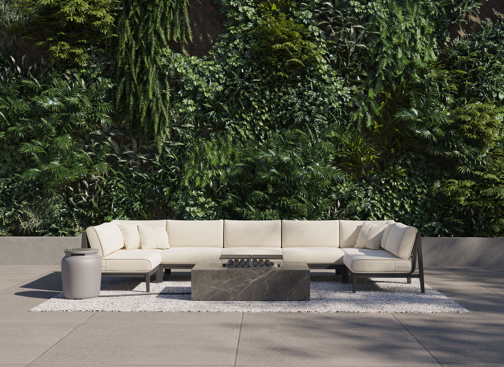 Ensemble de cuisson pour foyer OuterStone + couvercle pour réservoir de propane - Rectangulaire