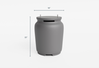 Ensemble de cuisson pour foyer OuterStone + couvercle de réservoir de propane - Carré