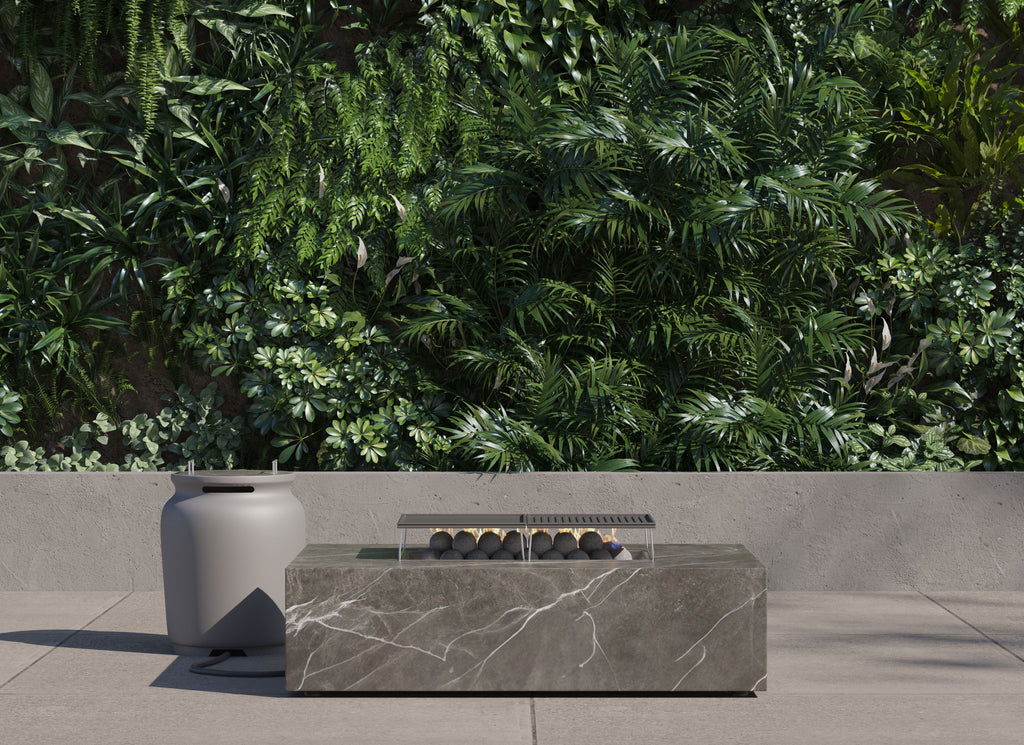 Ensemble de cuisson pour foyer OuterStone + couvercle pour réservoir de propane - Rectangulaire