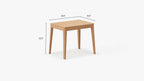Table d'appoint d'extérieur en teck