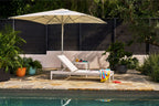Parasol d'extérieur en aluminium de qualité marine