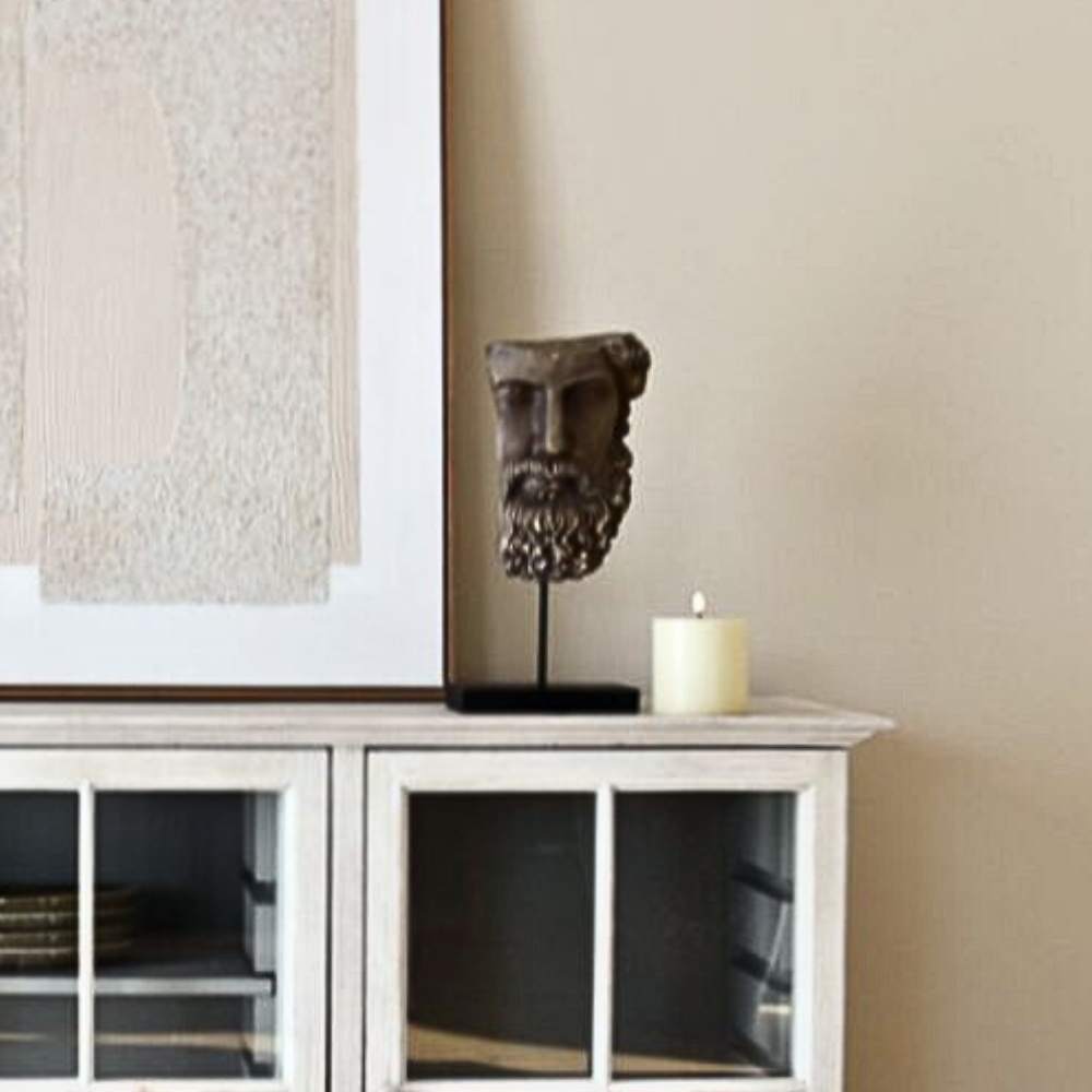 Sculpture de visage romain