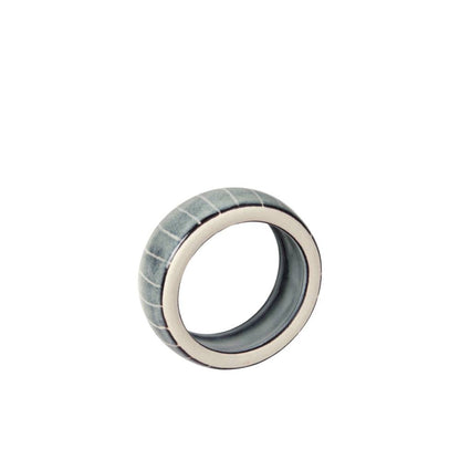 Ronds de serviette turquoise, lot de 6