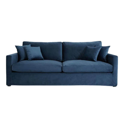 Canapé Margot - Canapé en velours bleu nuit