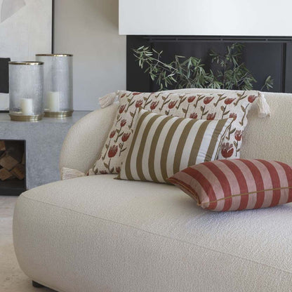 Coussin lombaire rose