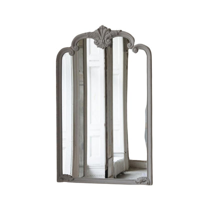 Miroir gris sculpté Walton