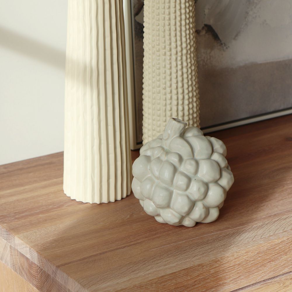 Pièce décorative blanche